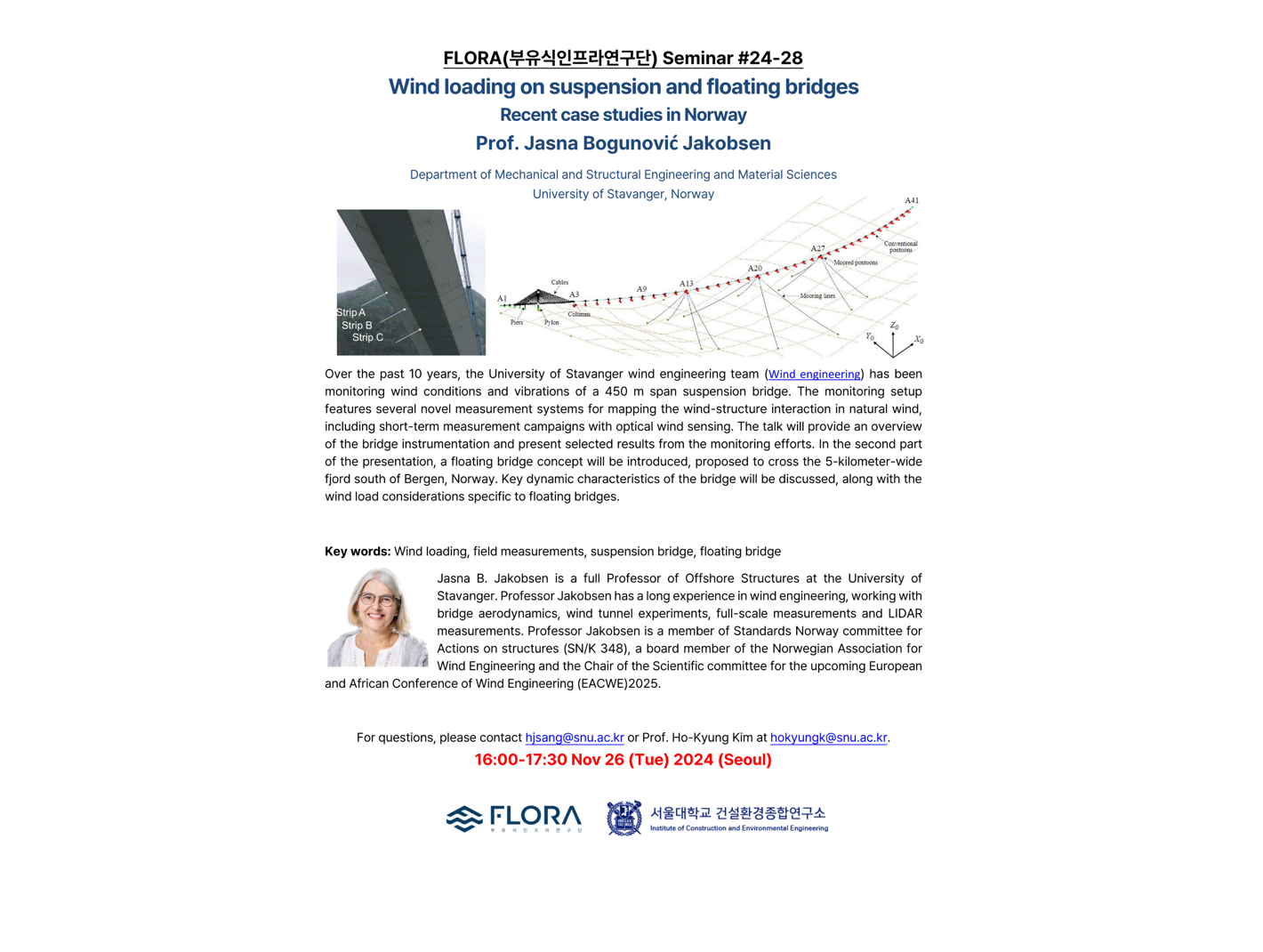 (Nov 26, 24) Bridge aerodynamics (add an overview of several of the floating concepts), Prof.Jasna Bogunovic Jakobsen