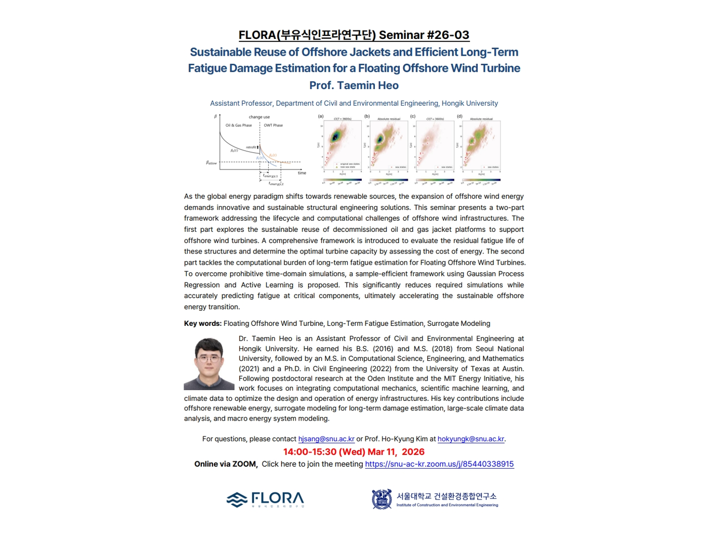 (Mar 11, 2026) Sustainable Reuse of Offshore Jackets and Efficient Long-Term Fatigue Damage Estimation for a Floating Offshore 