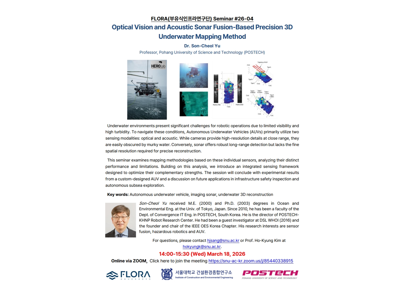 (Mar 18, 2026) Optical Vision and Acoustic Sonar Fusion-Based Precision 3D Underwater Mapping Method